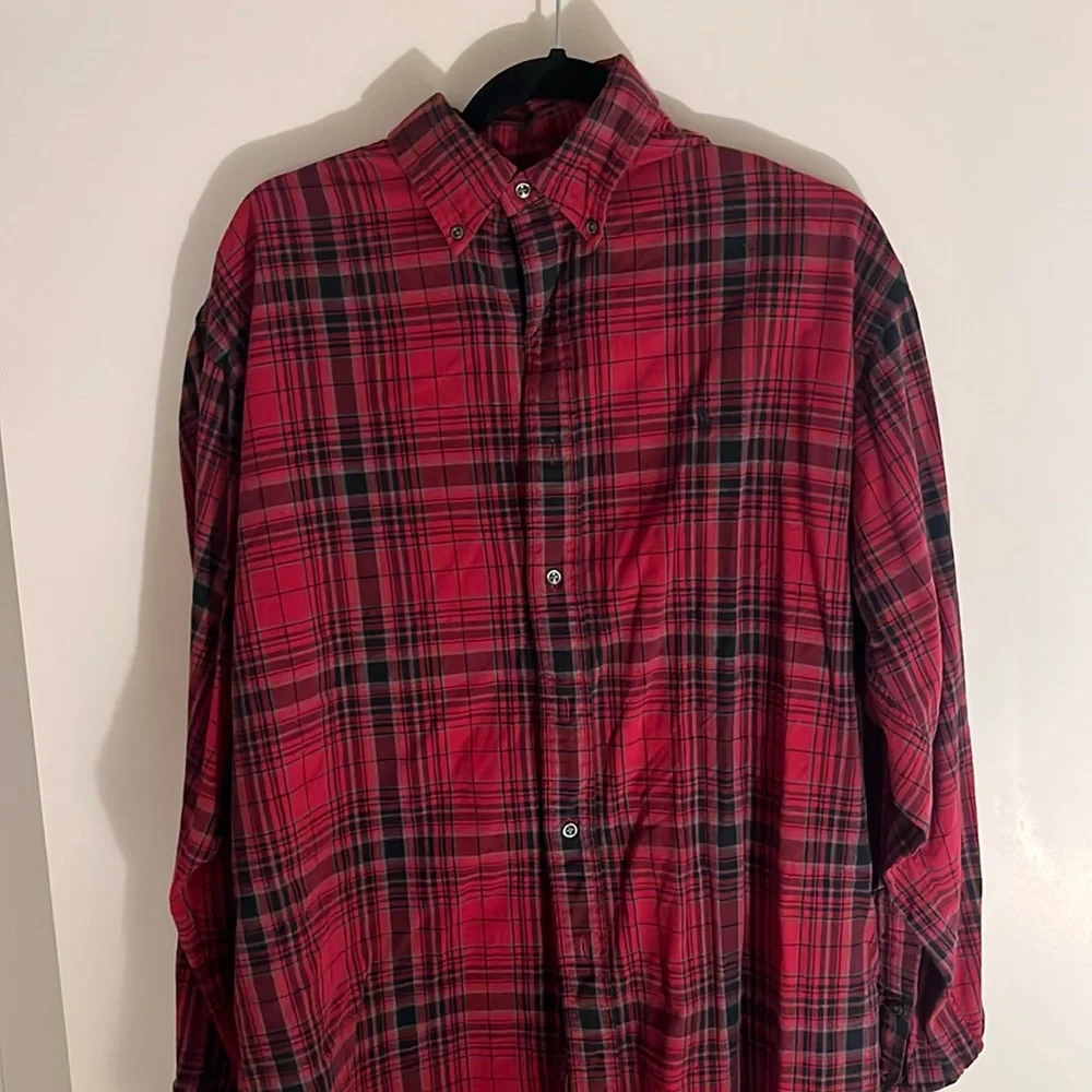 Polo Ralph Lauren Blake Cotton Flannel Button Up Shirt - Picture 1 of 2